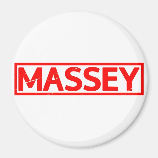 Massey Briefmarke Magnet (Vorne)