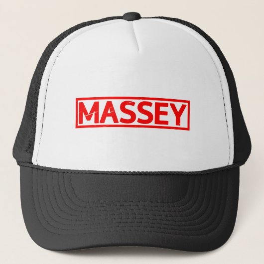 Massey Briefmarke Truckerkappe (Vorderseite)