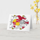 Massey Familienwappen Karte (Gelbe Blume)