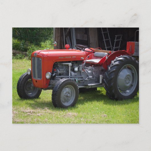 Massey Ferguson 35X Postkarte (Vorderseite)