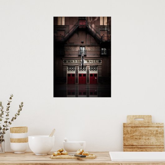 Massey Hall Nr. 1 Farbversion Reflektion Poster (Küche)