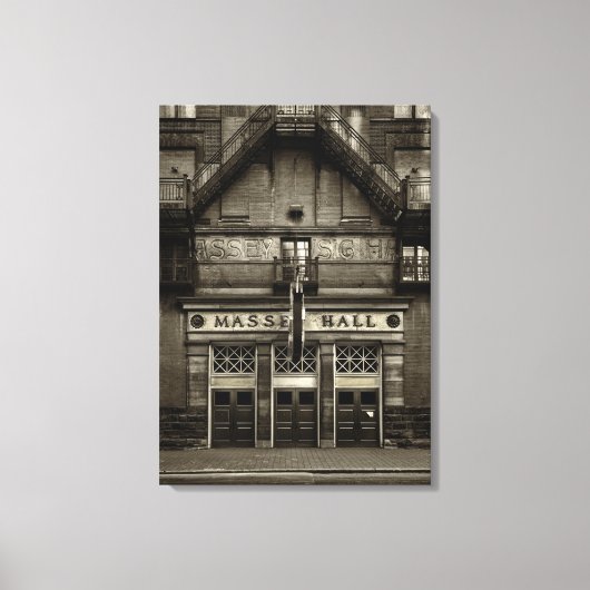 Massey Hall Nr. 1 Toned Version Leinwanddruck (Vorderseite)