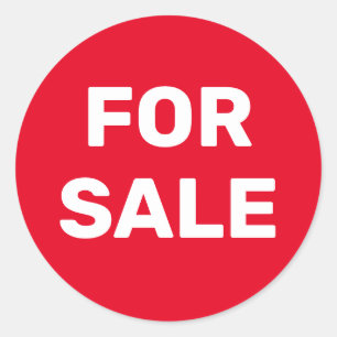 Maßgeblich für den Verkauf Runder Aufkleber