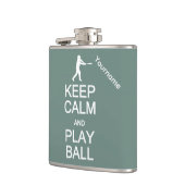 Maßgebliche Flasche "Calm & Play Ball" behalten Flachmann (Links)