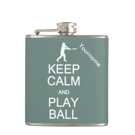 Maßgebliche Flasche "Calm & Play Ball" behalten Flachmann (Vorderseite)