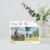 Maßgebliche Foto ändern das Datum Ankündigungspostkarte (Stehend Vorderseite)