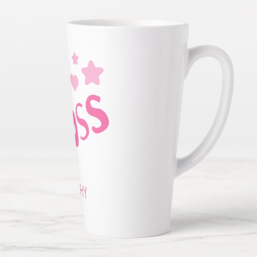 Maßgebliche Girl-Boss-Fun-Typografie Pink Milchtasse (Rechts)