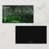 Maßgebliche WaldVisitenkarte-Schablone Visitenkarte (Vorne/Hinten)