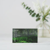 Maßgebliche WaldVisitenkarte-Schablone Visitenkarte (Stehend Vorderseite)