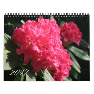 Maßgebliches Jahr 2017 Blumenfotografie-Kalender Kalender