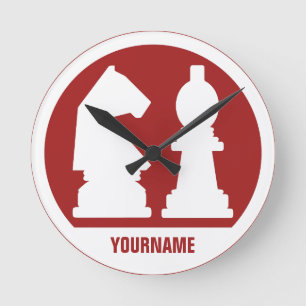 Maßgefertigte Monogramm- und Farb-Wanduhren von CH Runde Wanduhr