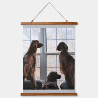 Maßgeschneidert 66 cm x 91,4 cm Vertikal (Portrait Wandteppich Mit Holzrahmen