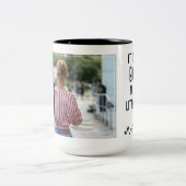 Maßgeschneidert braucht es eine große Herzlehrerbe Zweifarbige Tasse (Mittel)