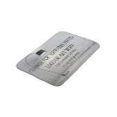 Maßgeschneidert für Sie Personalisiert Badematte (Schrägansicht)