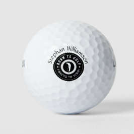 Maßgeschneidert Geboren zum Golf zwangsweise Schwa Golfball
