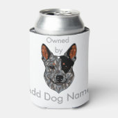 Maßgeschneidert im Besitz von (Blue Heeler) Dosenkühler (Kanne Vorderseite)