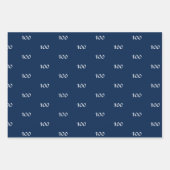 Maßgeschneidert mit der Anfangsbuchstabennummer, d Geschenkpapier Set (Vorderseite)