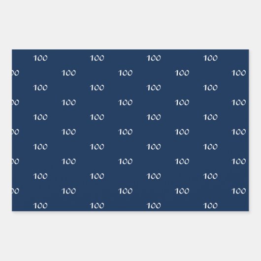 Maßgeschneidert mit der Anfangsbuchstabennummer, d Geschenkpapier Set (Vorderseite)