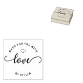 Maßgeschneidert mit Liebe Gummistempel (Stempel)