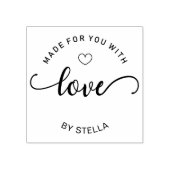 Maßgeschneidert mit Liebe Gummistempel (Prägung)