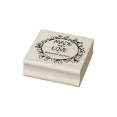 Maßgeschneidert mit Liebe von Gummistempel (Stempel)