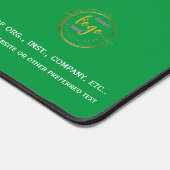 Maßgeschneidert mit Unternehmensdetails - Kelly Gr Schreibtischunterlage (Ecke)