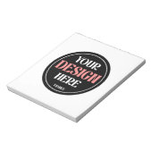 Maßgeschneidert, modern, elegant und zeitlos notizblock (Rotiert)