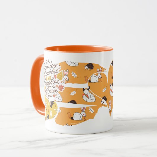 Maßgeschneidert - Moderner Herbstfall Erntedank Gi Tasse (Vorderseite Links)