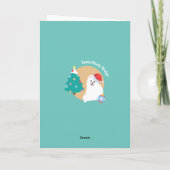 Maßgeschneidert - Niedlicher japanischer Spitz Dog Karte (Rückseite)