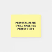 Maßgeschneidert, personalisiert für z.B. Büro, Sch Post-it Klebezettel (Vorderseite)