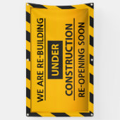 Maßgeschneidert sind wir wieder Gebäude im Bau Banner (Vertikal)