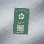 Maßgeschneidert, wo Blume Ihre Geschichte erzählen Magnetische Visitenkarte (Beispiel)