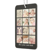 Maßgeschneiderte 12-Foto eines Personalisierten Autolufterfrischer (Links)