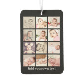 Maßgeschneiderte 12-Foto eines Personalisierten Autolufterfrischer (Rückseite)