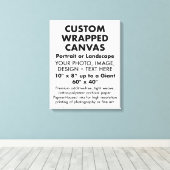 Maßgeschneiderte 16" x 20" PREMIUM WRAPPED CANVAS  Leinwanddruck (Insitu (Holzboden))