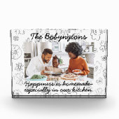 Maßgeschneiderte 1-Foto-Familie glücklich blühend  Fotoblock (Vorderseite)
