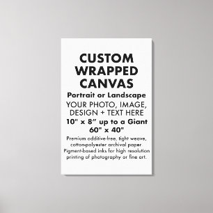 Maßgeschneiderte 24" x 36" PREMIUM WRAPPED CANVAS Leinwanddruck