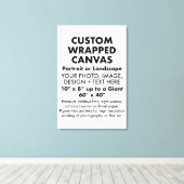 Maßgeschneiderte 24" x 36" PREMIUM WRAPPED CANVAS  Leinwanddruck (Insitu (Holzboden))