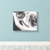 Maßgeschneiderte 2-seitige Elegante Scrolls 2 Foto Leinwanddruck (Insitu (Holzboden))