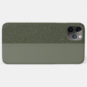Maßgeschneiderte 2-Tone Moss Green iPhone Case (Rückseite (Horizontal))