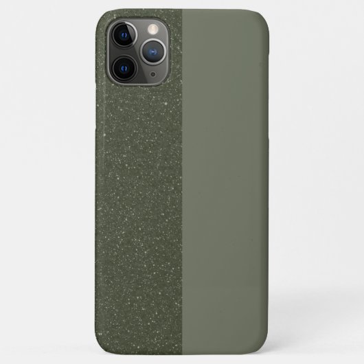 Maßgeschneiderte 2-Tone Moss Green iPhone Case (Rückseite)