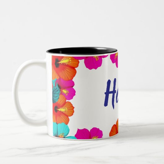 Maßgeschneiderte 2-Töne-Tasse Zweifarbige Tasse (Links)