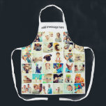 Maßgeschneiderte 34 Foto Moderne Foto-Collage für  Schürze<br><div class="desc">Hinzufügen von benutzerdefinierten Meldungen und Fotos</div>