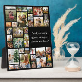 Maßgeschneiderte 36-Foto-Collage mit Angebot Fotoplatte (Seite)