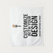 Maßgeschneiderte, 40x34" Unternehmen Personalisier Wandteppich (Vorderseite)