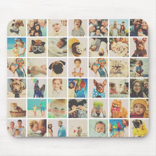 Maßgeschneiderte 42 Fotos Moderne Erinnerungen für Mousepad (Vorne)