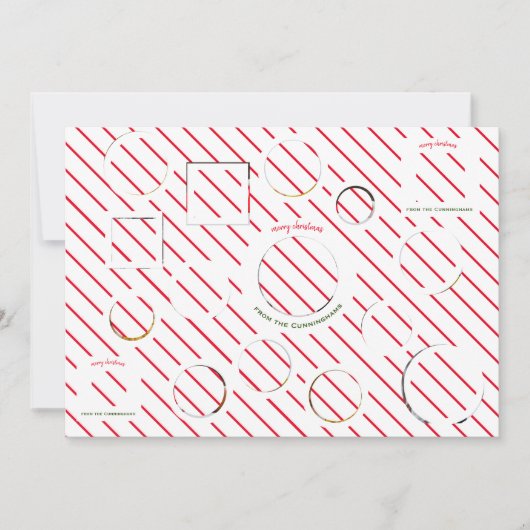 Maßgeschneiderte 4-Foto-🎄 Weihnachten (Vorderseite)