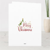 Maßgeschneiderte 4-Foto-🎄 Weihnachten Karte (Rückseite)