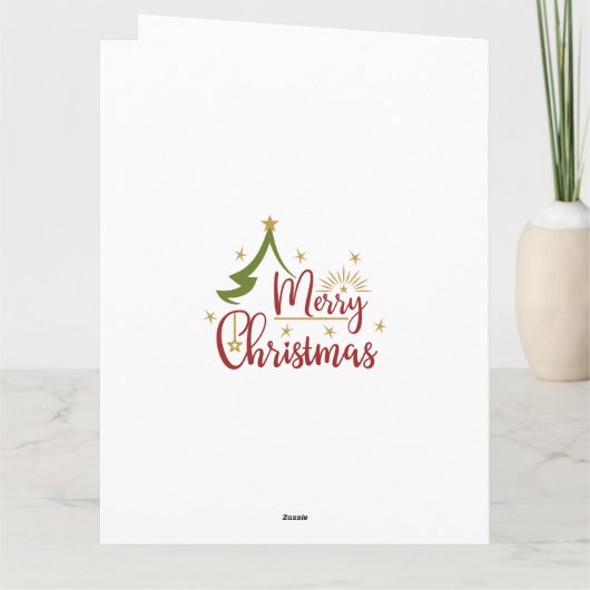 Maßgeschneiderte 4-Foto-🎄 Weihnachten Karte (Rückseite)