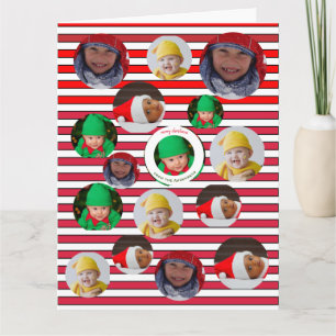 Maßgeschneiderte 4-Foto-🎄 Weihnachten Karte